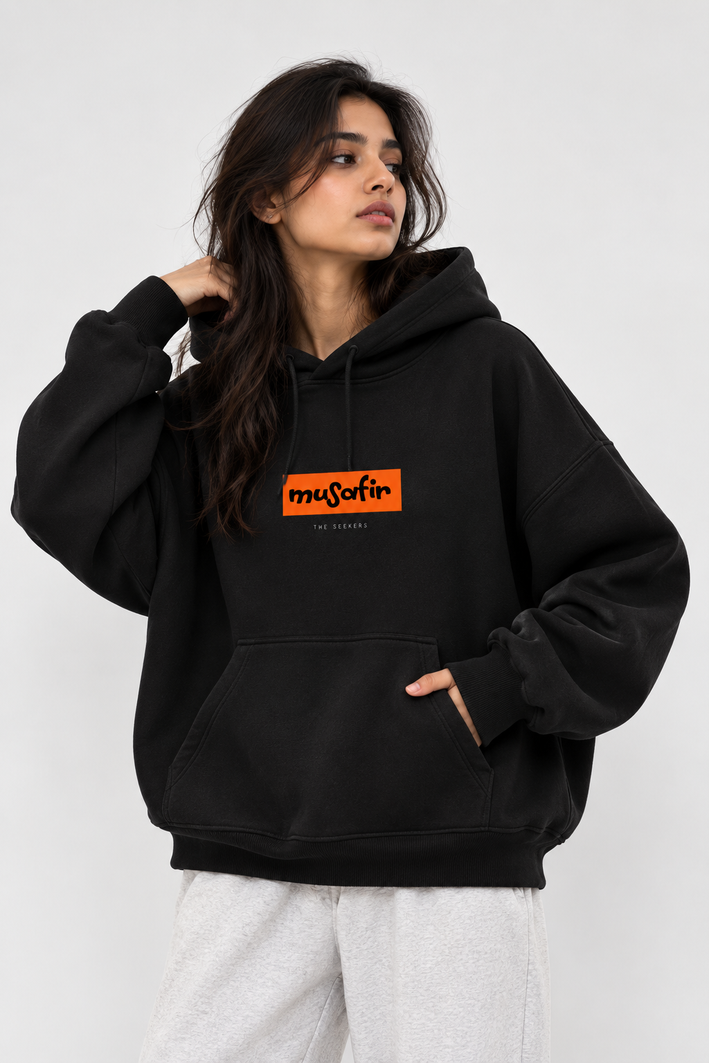 SEEKERS Musafir Oversized Hoodie | Unisex Streetwear