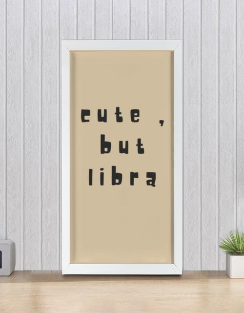 Minimalist Libra zodiac wall art poster for modern room decor