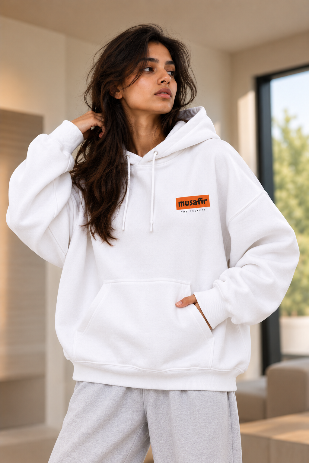 SEEKERS Wordmark Embroidered Hoodie | Premium Unisex Streetwear